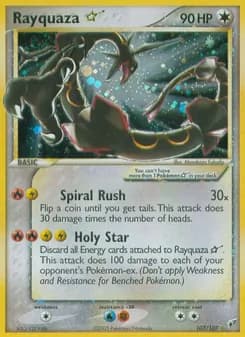 Rayquaza ☆ — Deoxys #107